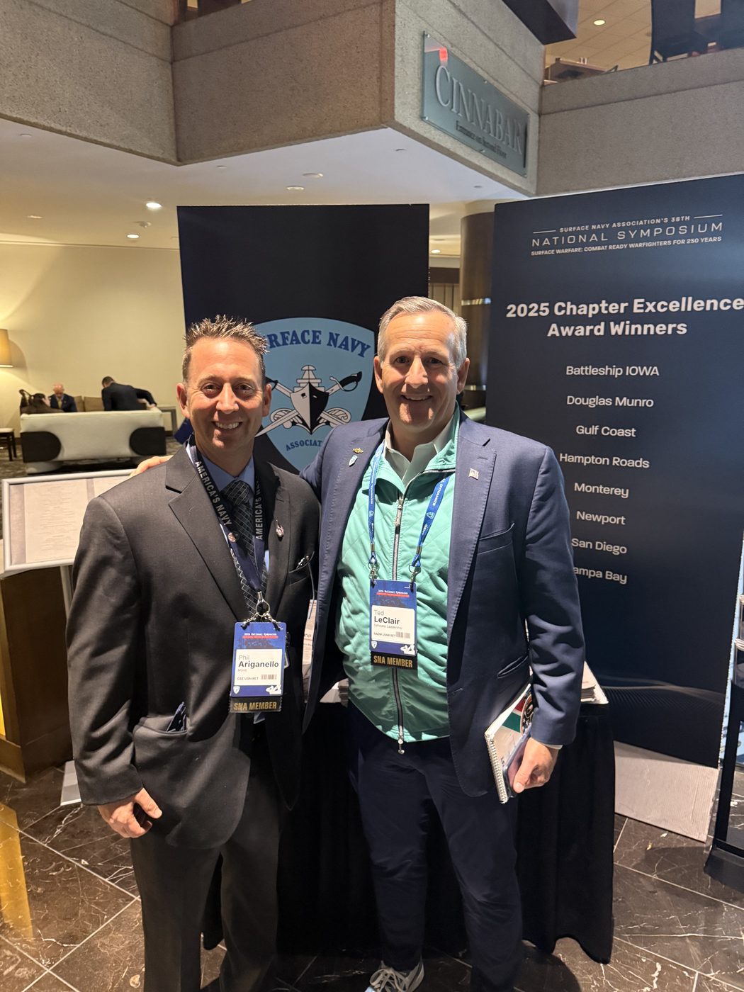 Philip Ariganello and Theodore LeClair